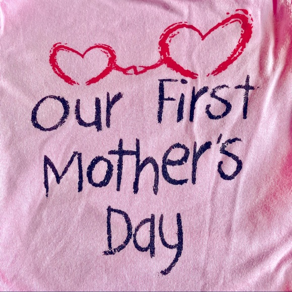 Set, first Mother’s Day L t-shirt & 6 mo. onesie - Picture 2 of 4